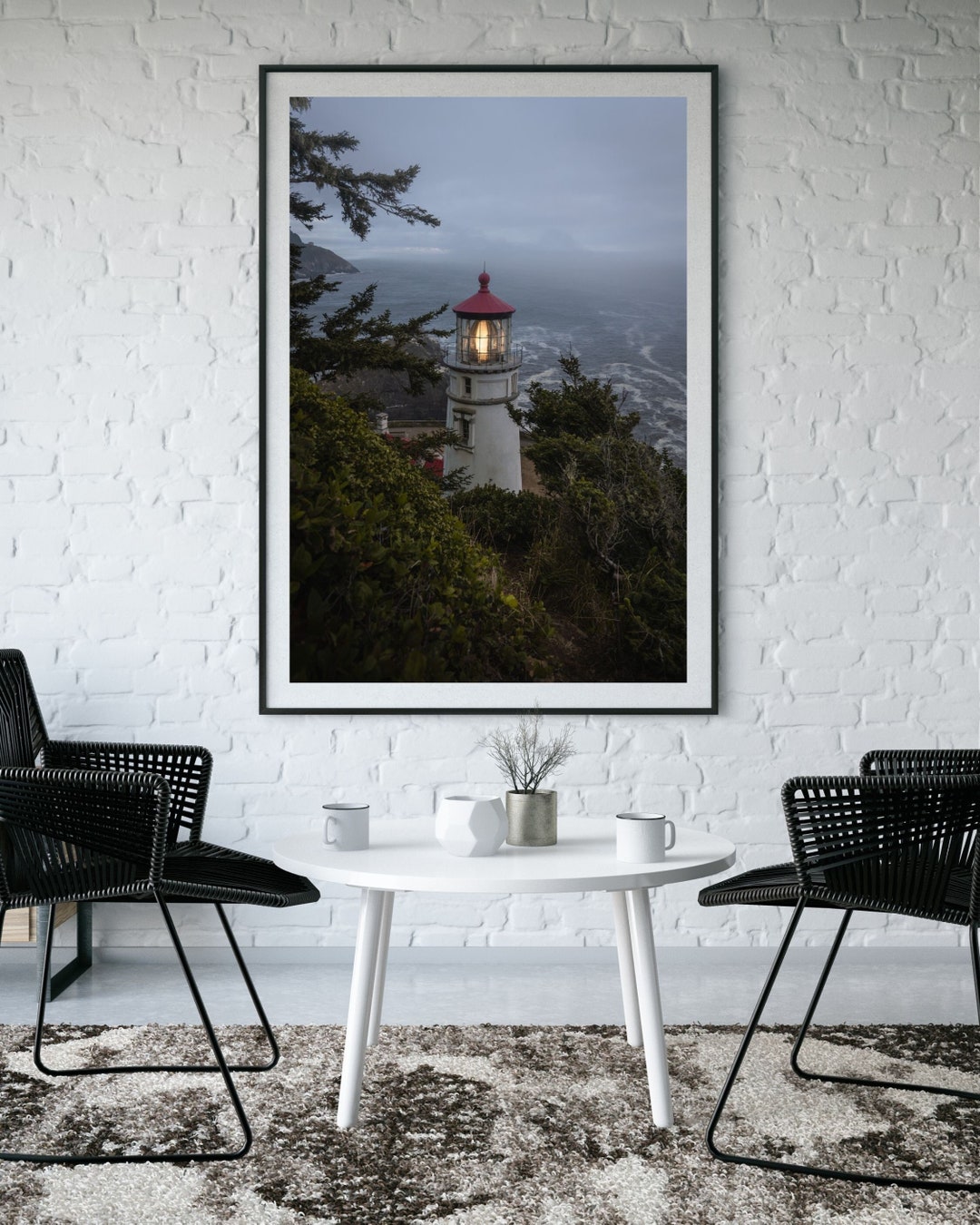 Heceta Head Lighthouse, Oregon Coast Print (digital Download) - Etsy