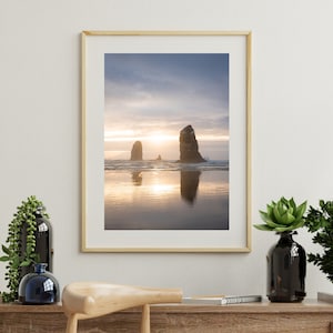 Cannon Beach Oregon, Oregon Coast Print, Ocean Sunset, Cannon Beach Wall Art, Oregon Coast Home Decor, Digital Download, Instant Download