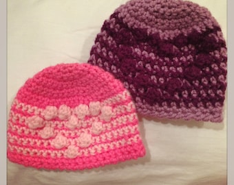 Cozy Baby Hat with Hearts