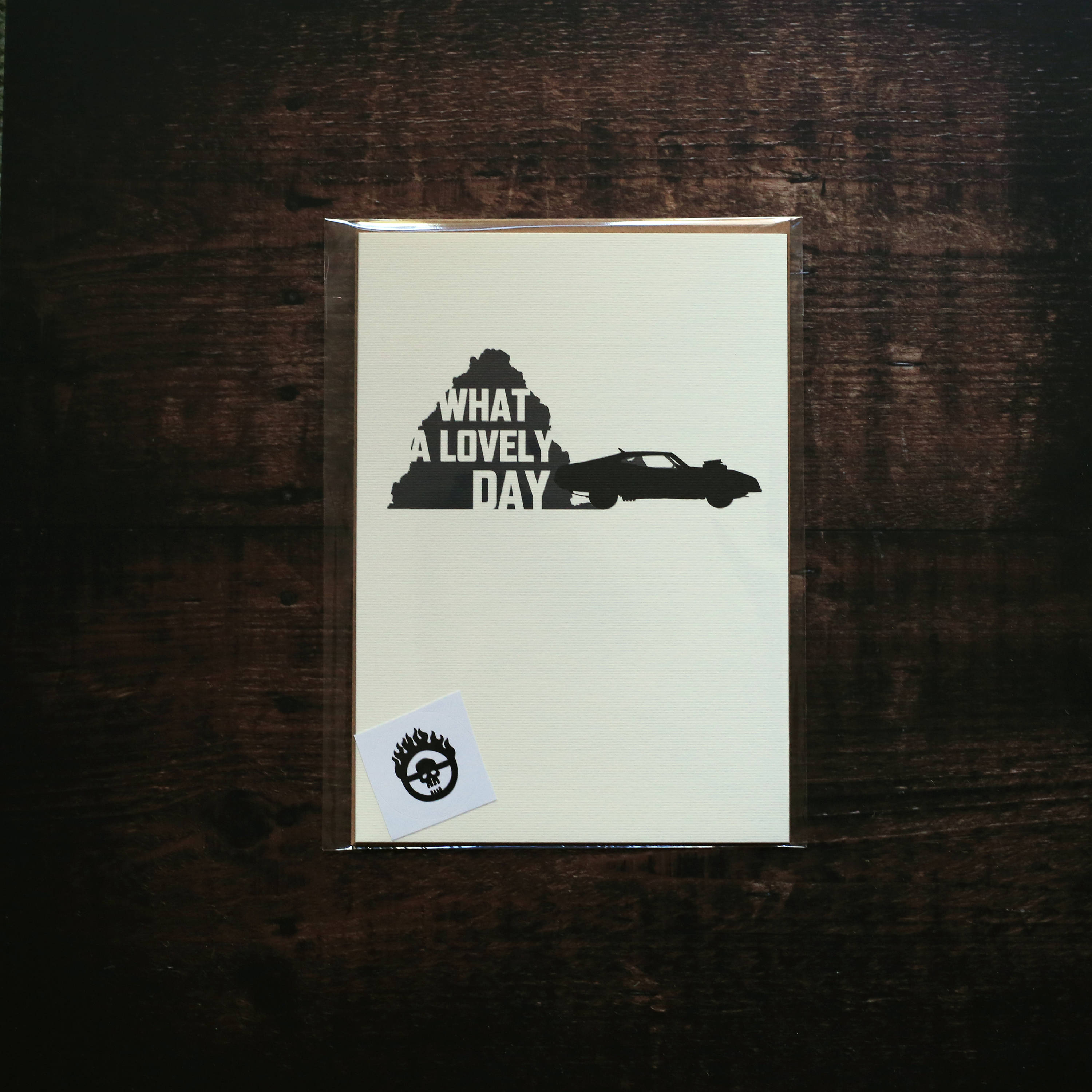 What a Lovely Day Mad Max Fury Road Quote Greeting Card Etsy