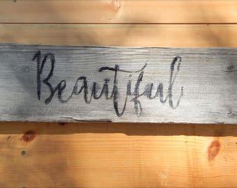 Barn wood sign, Beautiful,