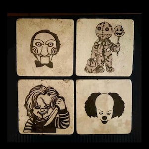 Horror Movie Coasters-Custom