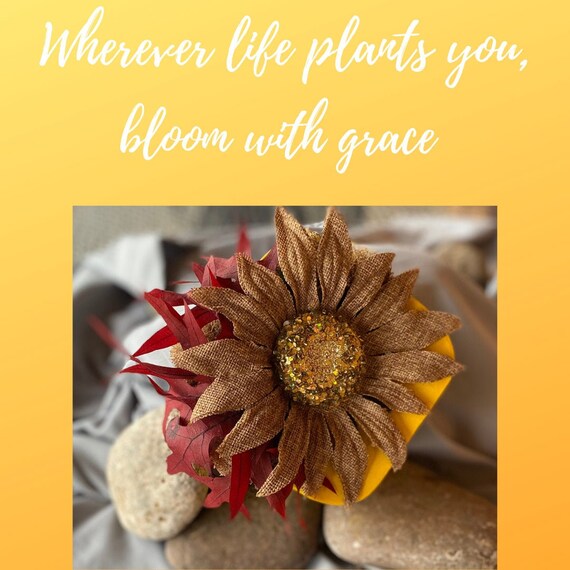 Sunflower gift box Etsy