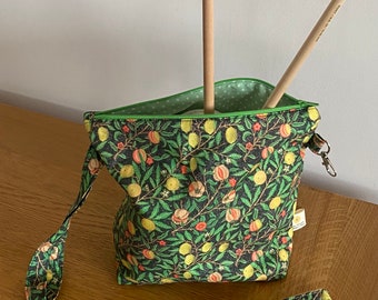 William Morris knitting bag