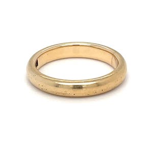 Antique 14K Yellow Gold Wedding Band: Stacking Ring, Size 6.5