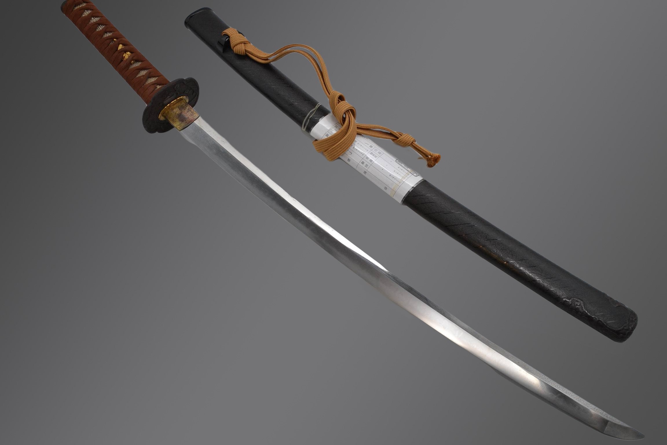 Oda Nobunaga Handmade Samurai Katana Sword Sharpen Edge with Gift Box