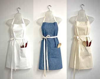 adjustable Screen Printing heat transfer vinyl custom embroidery Cotton Apron Full size painting Dyeing embroidery