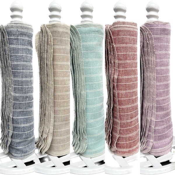 Paper-Free sustainable, reusable, washable eco-friendly unpaper towels on a roll