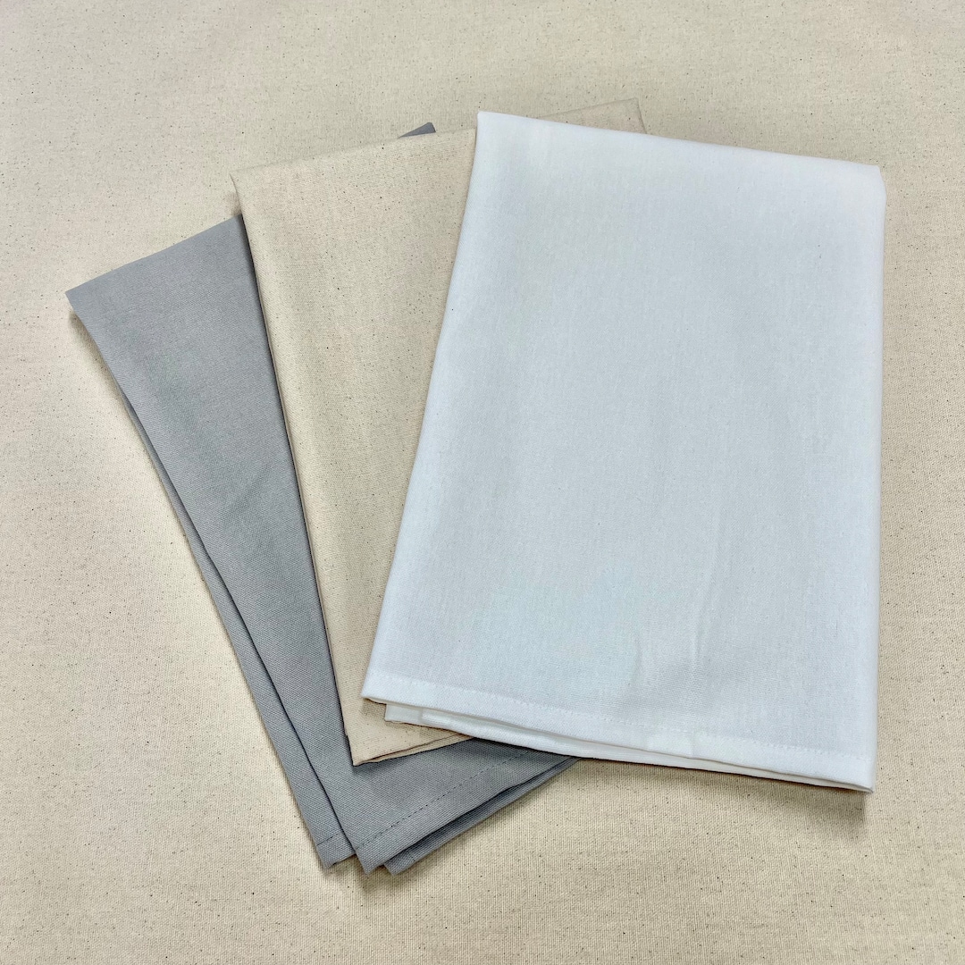 3 Pack 26x26 Tea Towel Blanks 100 Cotton Kitchen Towel Screen Print