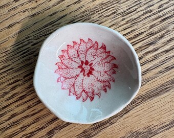 Lily pad 20 petal  handmade ring dish