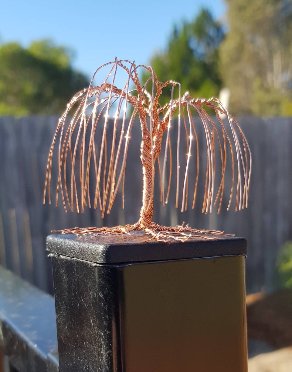 Miniature Wire Weeping Willow tree Etsy
