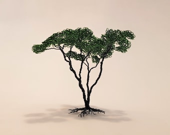 Wire tree - multi-trunk style