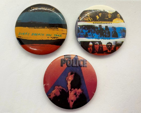 Lot of 3 The Police Synchronicity vintage 1980s r… - image 1