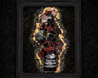 Broken bottle art