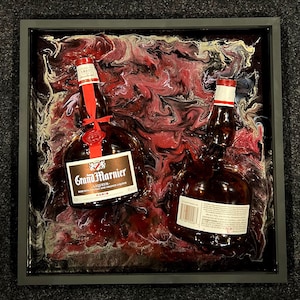 Broken bottle art GrandMarnier
