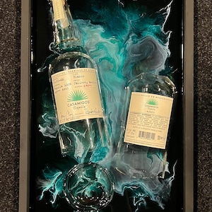 broken bottle art casamigos tequila