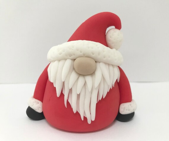 Christmas Gonk Cupcake Topper – Handgefertigte Weihnachts-Deko Für Kuchen & Cupcakes