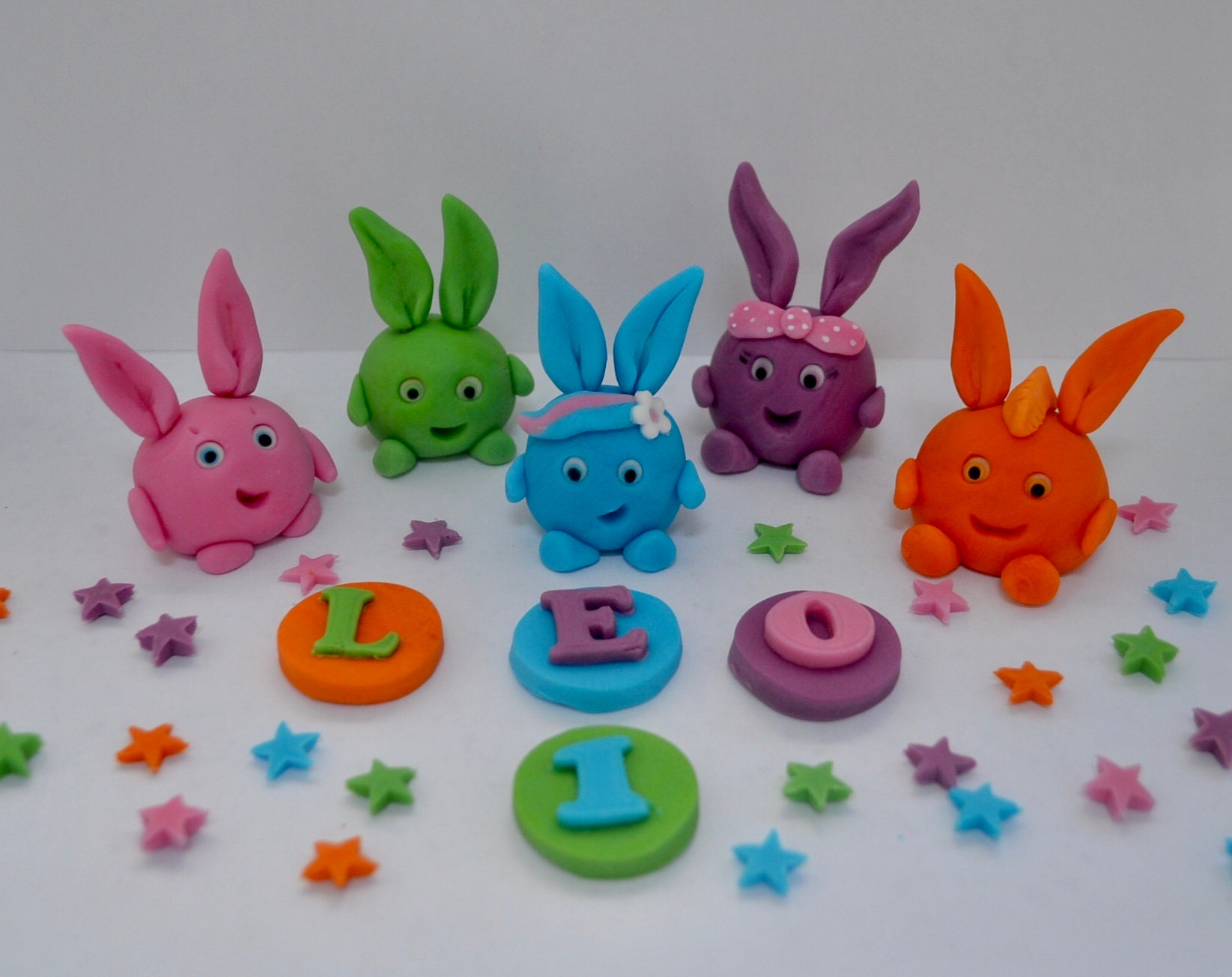 Handmade Edible Sunny Bunnies Inspired Cake Topper Birthday - Etsy Australia