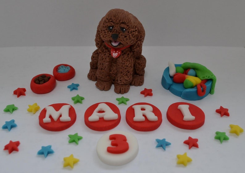 Handmade Edible Waffle the Wonder Dog Style Cake Topper Etsy UK