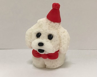 bichon frise cake
