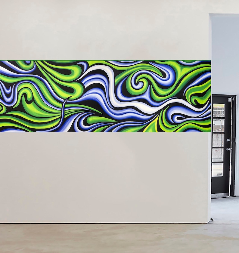 Large mangrove Dreaming Art Painting Abstract original COA By Jane Aboriginal