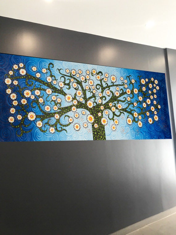 art painting Tree Forest Woods canvas Aboriginal print Australia