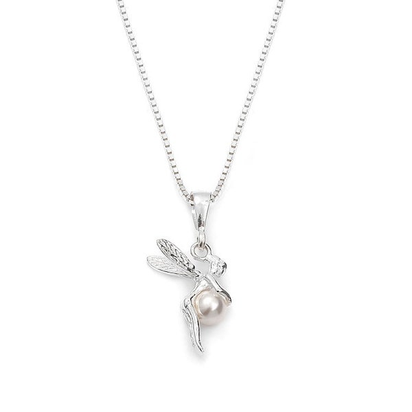 Collier fée clochette  cristal Swarovski sur argent 925