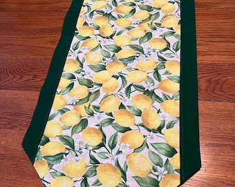 Lemon Reversible Tablerunner