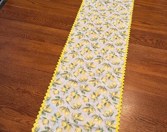 Lemon, Reversible, Long Tablerunner