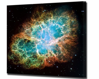 Space Galaxy Nebula CANVAS Wall Art Picture Print A4 