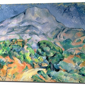 Mont Sainte Victoire by Paul Cezanne, Canvas Wall Art Print Wall Decor Wall, Ready To Hang