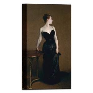 John Singer Sargent, Madame X, Madame Pierre Gautreau, Canvas Art Canvas Wall Art Print World, Ready to Hang