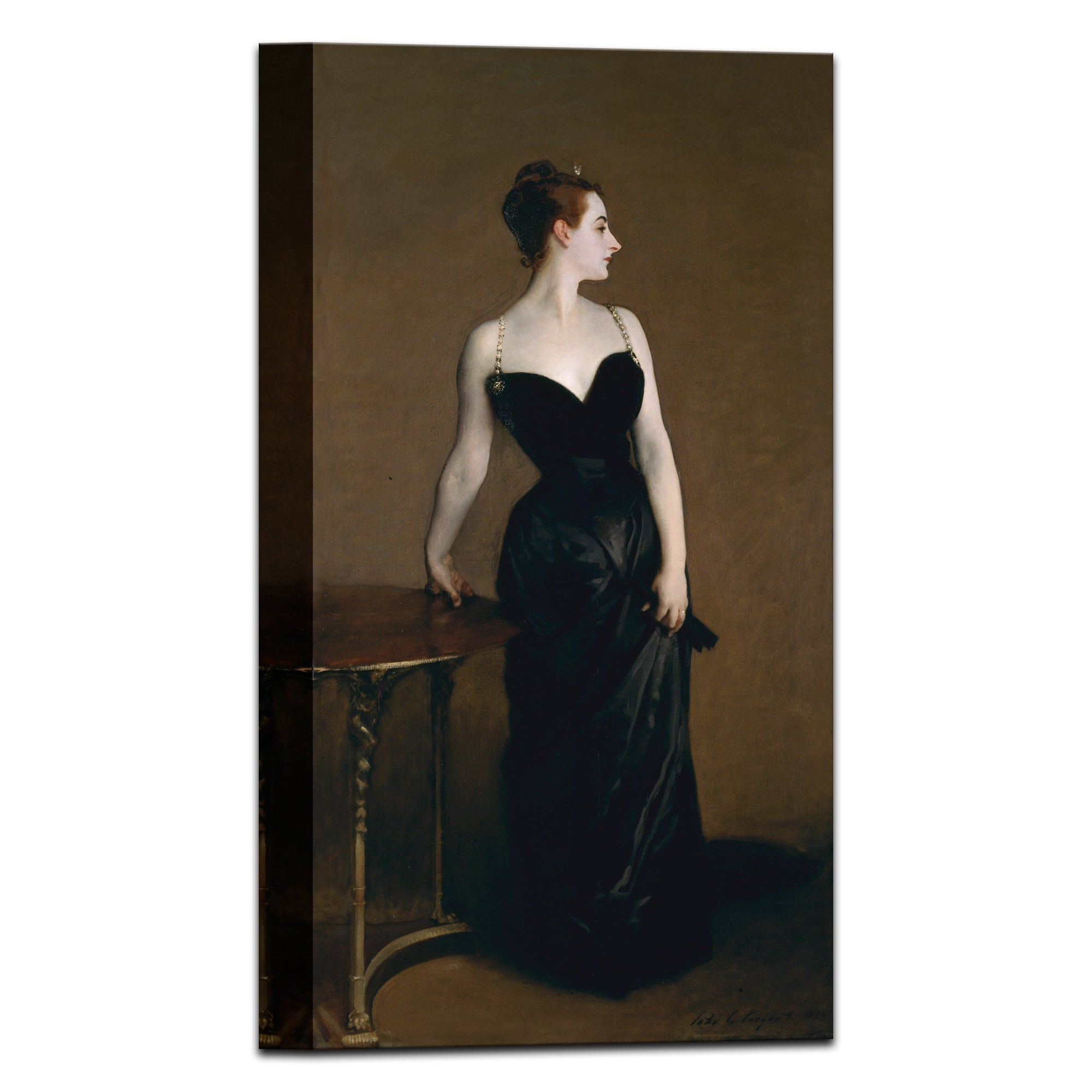 John Singer Sargent, Madame X, Madame Pierre Gautreau, Leinwand 