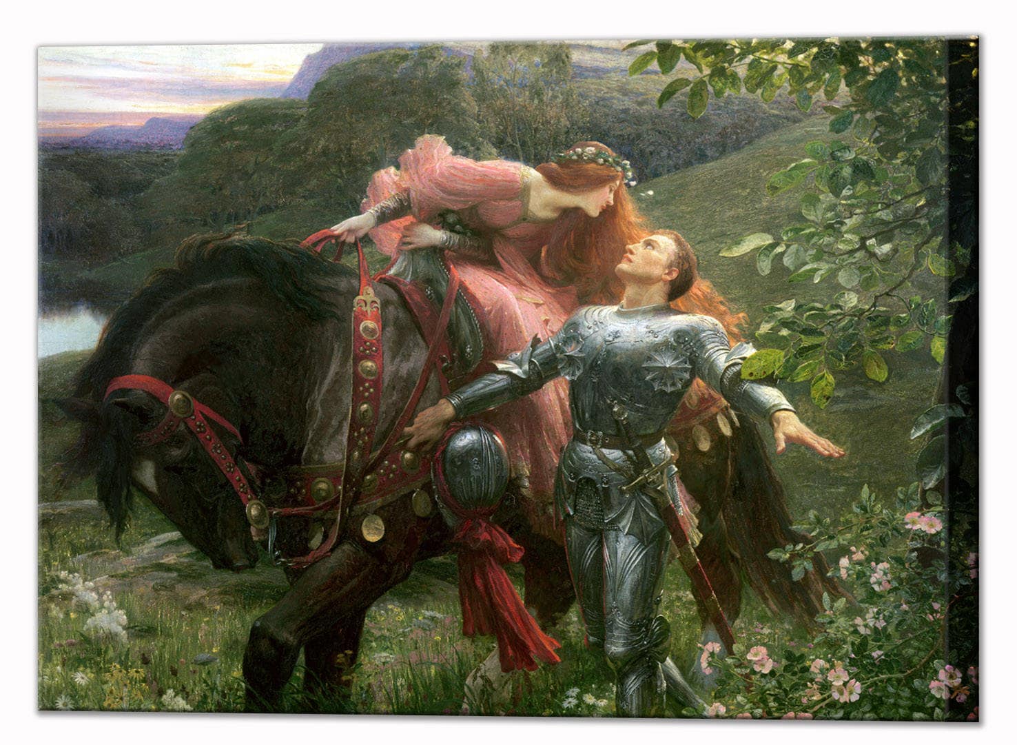 La Belle Dame Sans Merci by Sir Frank Dicksee Knights & Etsy