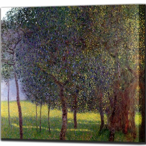 GUSTAV KLIMT, Fruit Trees, Canvas Wall Art Print, Wall Decor Art Nouveau, Ready To Hang