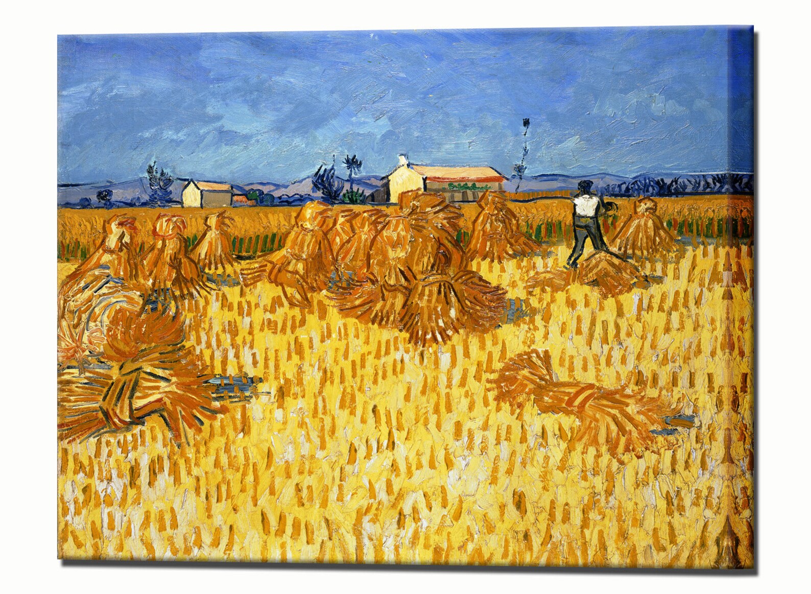 Ван гог картина пшеничное поле с воронами