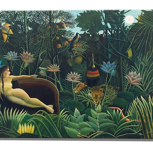 Henri Rousseau, The Dream, Ready to Hang Canvas Print, Canvas Wall Art Print Wall Decor Home Decor Gift