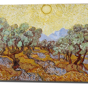 VINCENT VAN GOGH, Olive Trees, Prints Canvas Art 1889 Wall Decor Canvas Print Canvas Interior Design, Ready To Hang