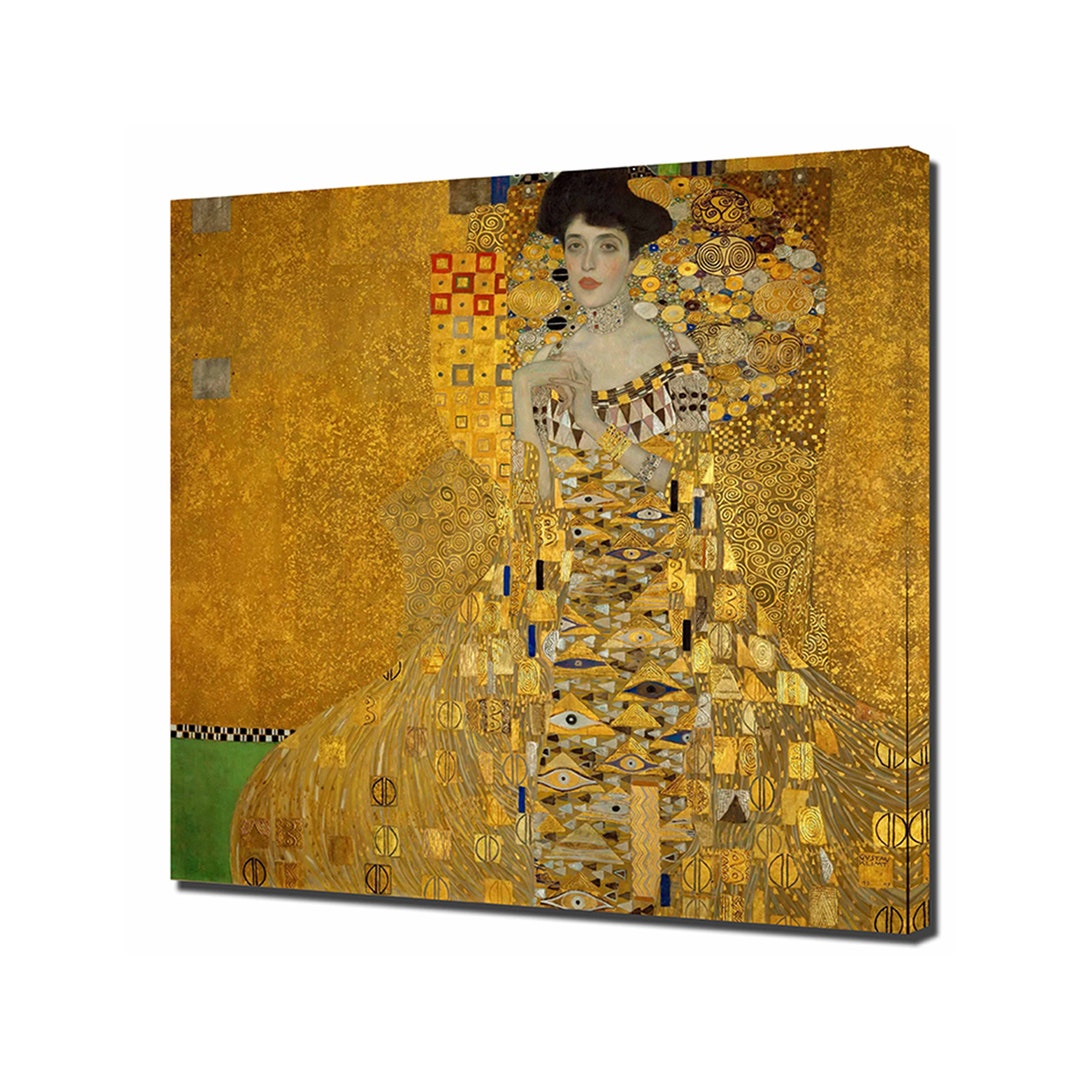 Gustav Klimt Woman in Gold, Adele Bloch Bauer, Giclée Canvas Print - Etsy