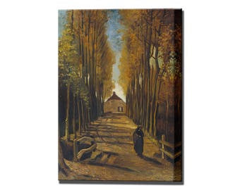 VINCENT VAN GOGH, Autumn Trees, Ready to Hang, Canvas Print Wall Decor Impressionism Home Decor Interior Design Wall Decor