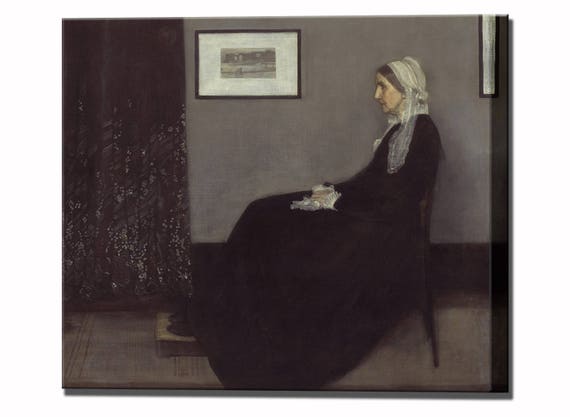 Whistler s Mother Canvas Print Fine Art Whistler American Etsy Whistler s Mother Canvas Print Fine Art Whistler American Etsy