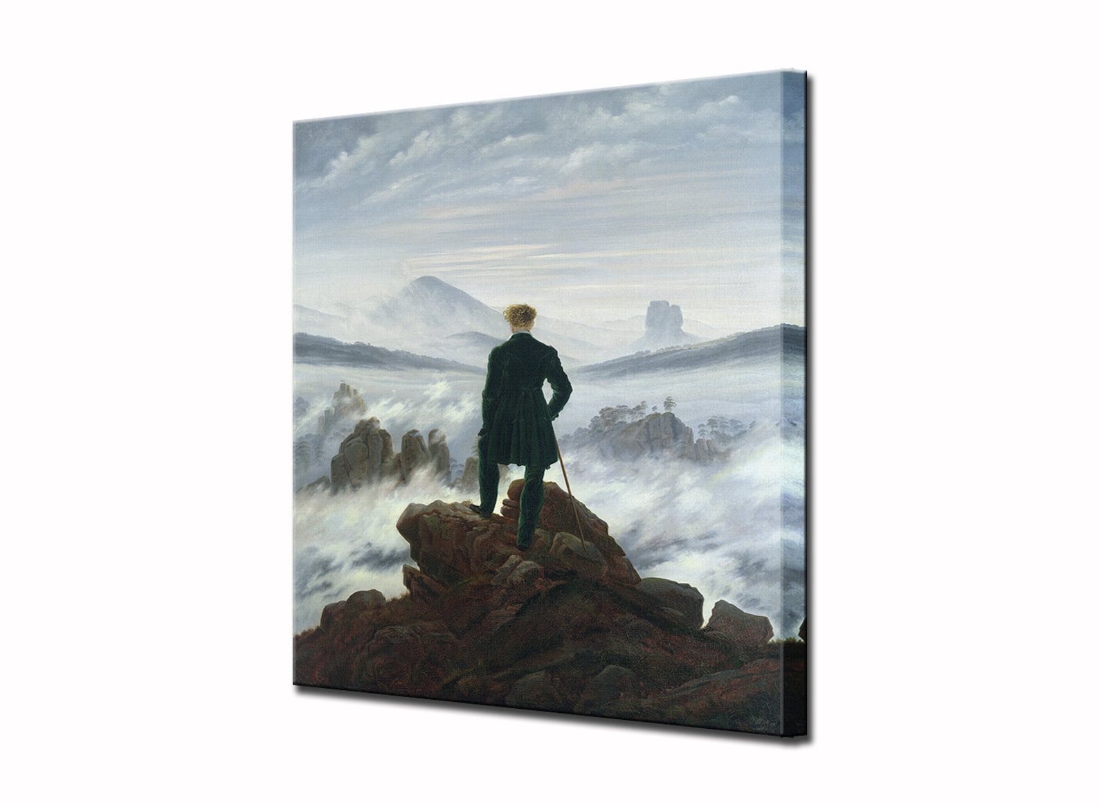 Каспар давид фридрих странник над морем тумана картины каспара давида фридриха