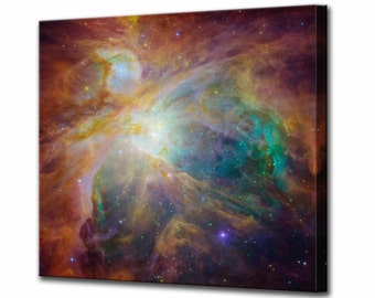 Orion Nebula Canvas Print, Hubble Telescope Galaxy Art, Ready To Hang