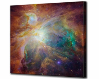 The Orion Nebula, Hubble Print Space Telescope Canvas Prints Canvas Galaxy Gift for Him, Gift for Her, Nebula Canvas Art, Ready To Hang