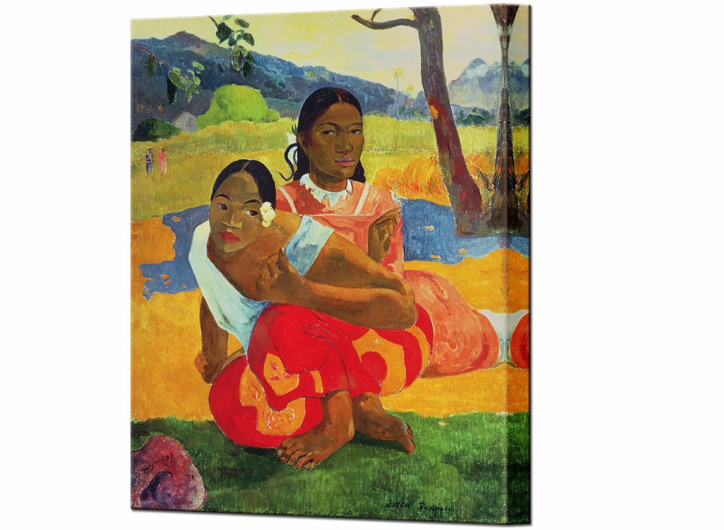 When Will You Marry by Paul Gauguin Prints Home Decor Canvas - Etsy UK
