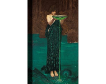 Circe Invidiosa, John William Waterhouse, Leinwand Wand Kunst Home Decor Leinwand Druck Leinwand Kunst, fertig zum Aufhängen