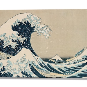 Japanese Art Prints, The Great Wave Off Kanagawa by Katsushika Hokusai, Canvas Print Canvas Wall Art, Ready To Hang