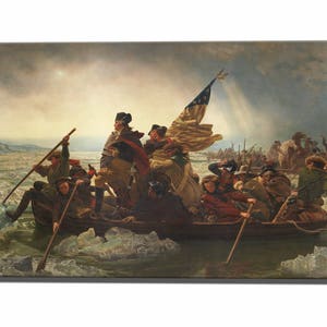 George Washington Crossing the Delaware, Home Decor Wall Decor Canvas Print Canvas Art Wall Art Print, Ready to Hang