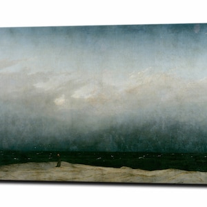 Monk by the Sea, Caspar David Friedrich, Canvas Art Canvas Print Home Decor Romanticism Canvas Wall Art Print, Ready To Hang