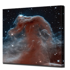 Horse Head Nebula Galaxy, Hubble Space Telescope, Ready To Hang, Wall Decor Gift for Him, Gift for Her, Canvas Print Wall Art Print
